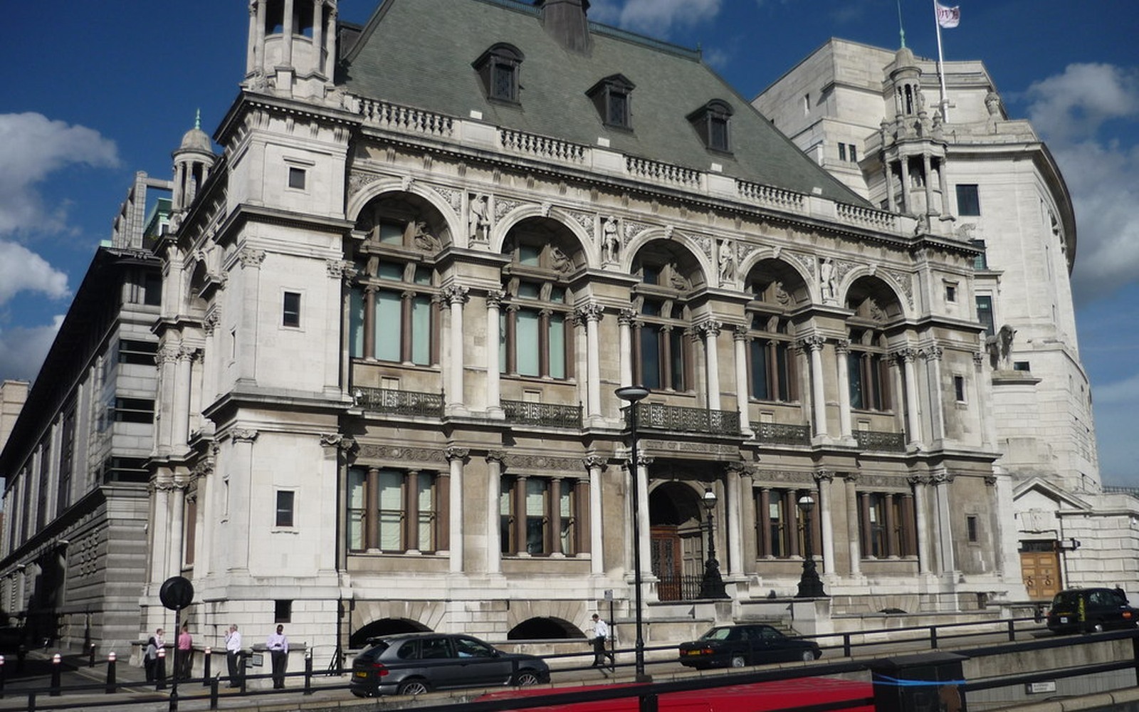 City of London School building, Victoria Embankment 
