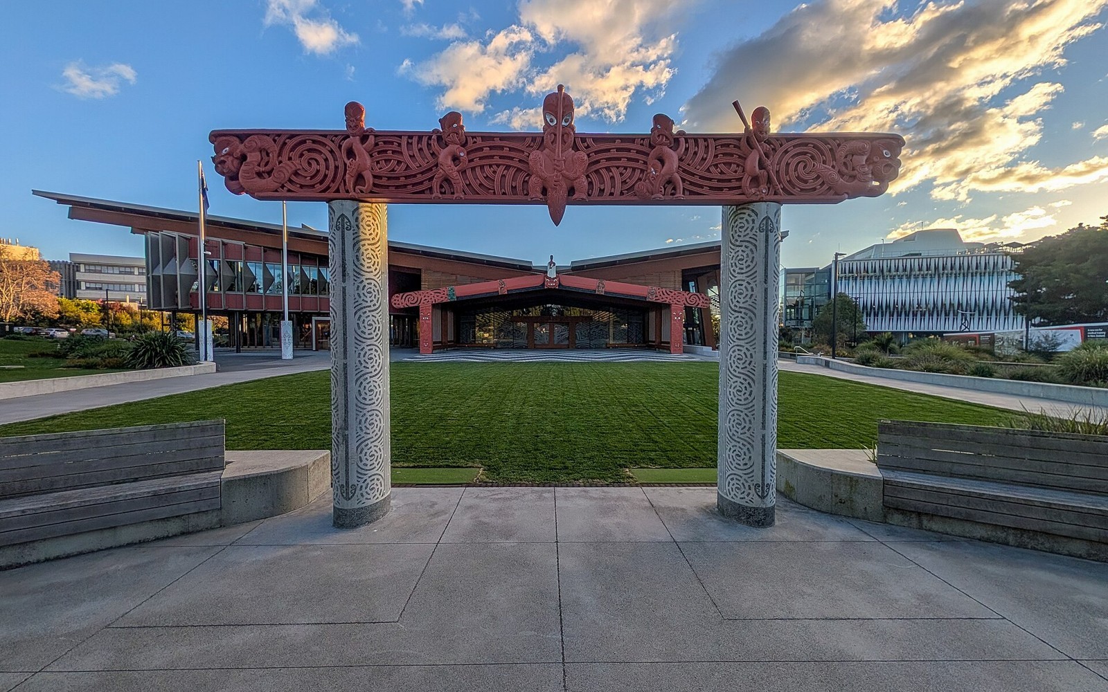 Waikato大學The Pā校園建築資料照