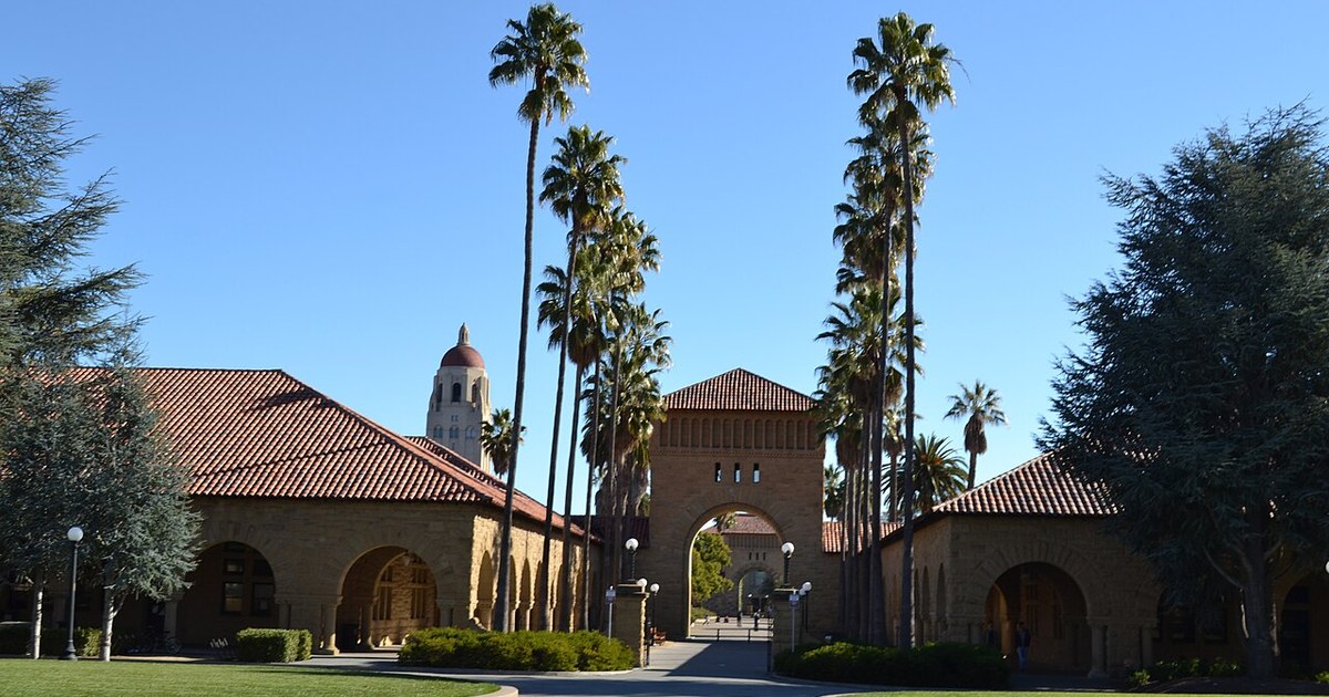 Stanford University campus view, USA