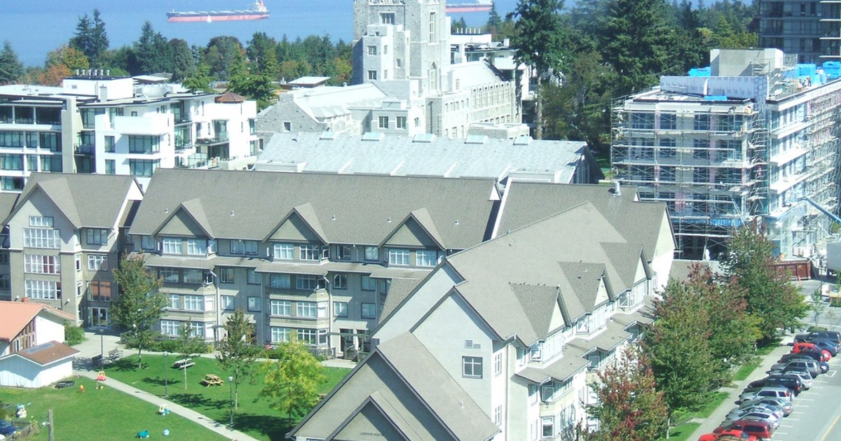 UBC campus landscape, University of British Columbia, Canada