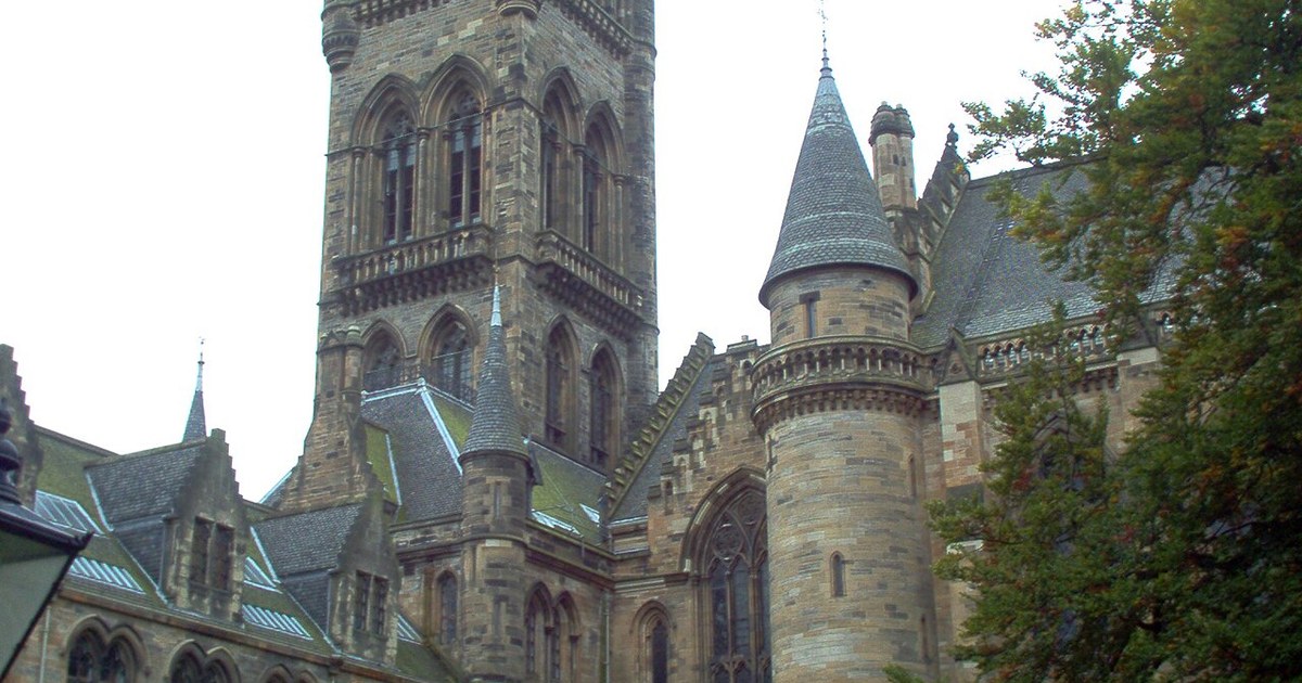 University of Glasgow, England, campus picture, non-EAIE venue