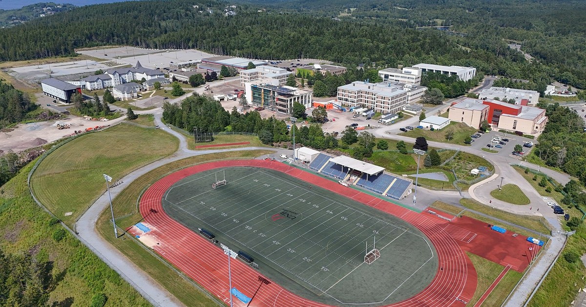 UNB Saint John校園空拍資料照
