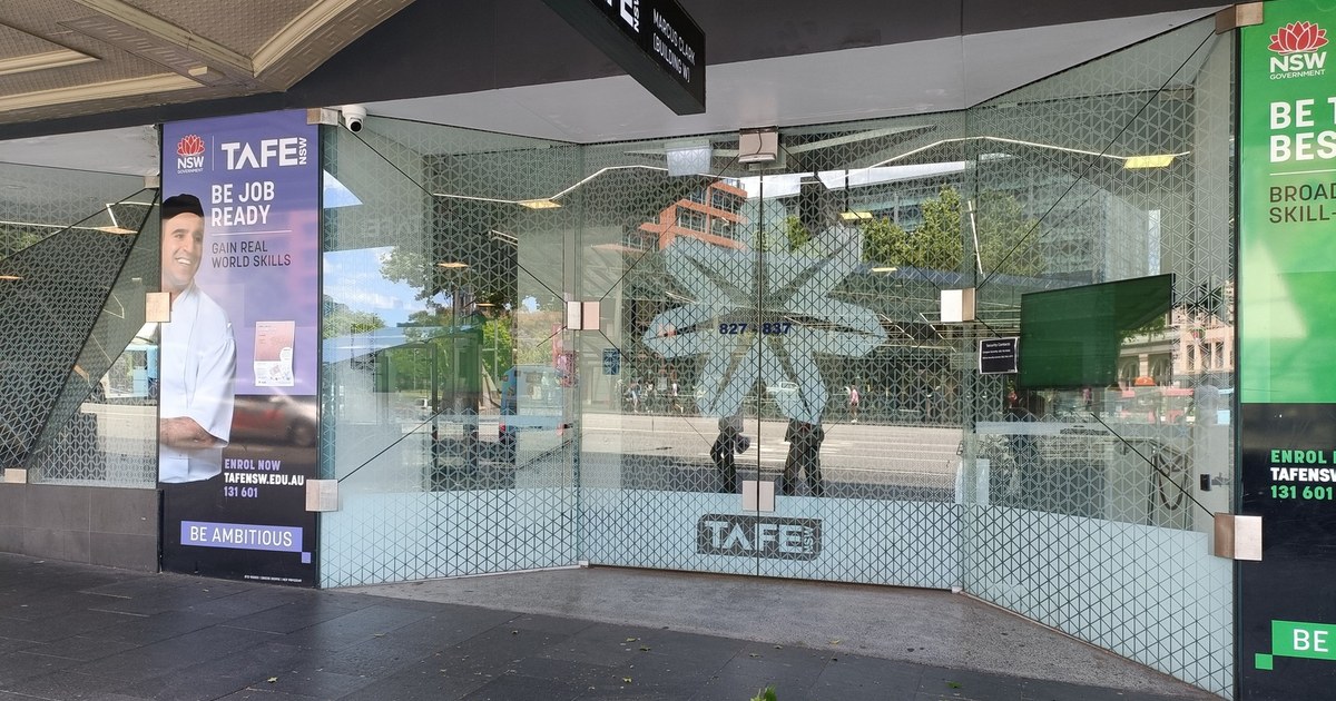 雪梨TAFE入口資料照，僅示意澳洲職業教育，不表示該校涉入本案