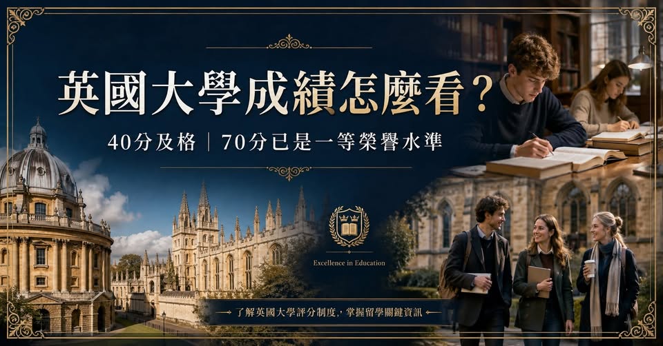 Peter 的國際教育講座第 02 篇:英國大學只拿 65 分,是不是快被當了?