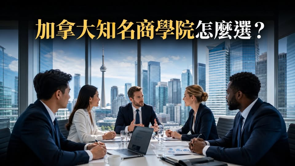 Peter 的國際教育講座第 34 篇:加拿大知名商學院怎麼選?不是排名越高越適合